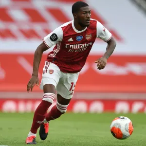 Arsenal's Ainsley Maitland-Niles in Action during 2019-20 Premier League Match against Watford