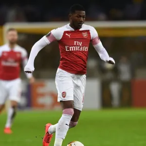Arsenal's Ainsley Maitland-Niles in Action during Europa League Clash against BATE Borisov, 2019