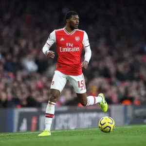 Arsenal's Ainsley Maitland-Niles in Action Against Sheffield United - Premier League 2019-20