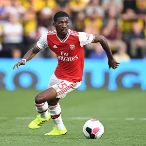 Arsenal's Ainsley Maitland-Niles in Action against Watford in Premier League Clash (2019-20)