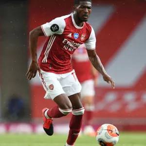 Arsenal's Ainsley Maitland-Niles in Action Against Watford (2019-20)