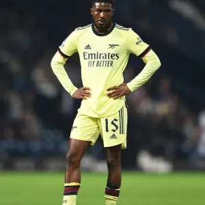 Arsenal's Ainsley Maitland-Niles in Action against West Bromwich Albion in Carabao Cup Match Arsenal's Ainsley Maitland-Niles in Action against West Bromwich Albion in Carabao Cup Match