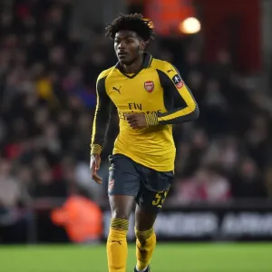 Arsenal's Ainsley Maitland-Niles in FA Cup Action against Southampton