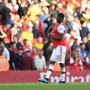 Arsenal's Ainsley Maitland-Niles Reacts After Arsenal vs. Tottenham (2019-20)