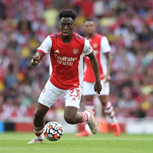 Arsenal's Albert Sambi Lokonga in Action: Arsenal vs. Norwich City, Premier League 2021-22