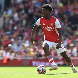Arsenal's Albert Sambi Lokonga in Action against Norwich City (2021-22)