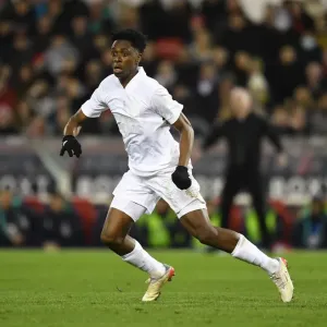 Arsenal's Albert Sambi Lokonga in FA Cup Action Against Nottingham Forest Arsenal's Albert Sambi Lokonga in FA Cup Action Against Nottingham Forest