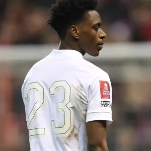 Arsenal's Albert Sambi Lokonga in FA Cup Action Against Nottingham Forest