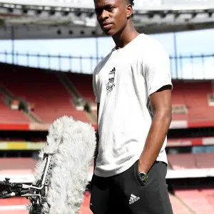 Arsenal's Albert Sambi Lokonga - Pre-Match Interview Ahead of Arsenal vs Norwich City, Premier League 2021-22 Arsenal's Albert Sambi Lokonga - Pre-Match Interview Ahead of Arsenal vs Norwich City, Premier League 2021-22