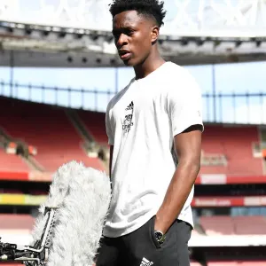 Arsenal's Albert Sambi Lokonga Pre-Match Interview: Arsenal vs Norwich City, 2021-22 Premier League Arsenal's Albert Sambi Lokonga Pre-Match Interview: Arsenal vs Norwich City, 2021-22 Premier League