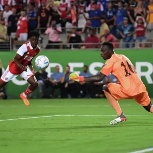 Arsenal FC Print - Albert Sambi Lokonga Scores Fourth Goal Arsenal FC Print - Albert Sambi Lokonga Scores Fourth Goal
