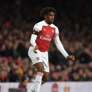 Arsenal's Alex Iwobi in Action Against Liverpool in the Premier League Arsenal's Alex Iwobi in Action Against Liverpool in the Premier League