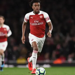 Arsenal's Alex Iwobi in Action Against Newcastle United, Premier League 2018-19 Arsenal's Alex Iwobi in Action Against Newcastle United, Premier League 2018-19