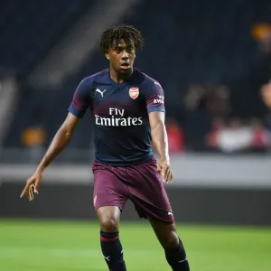 Arsenal's Alex Iwobi in Action Against SS Lazio: Pre-Season Friendly, Stockholm 2018 Arsenal's Alex Iwobi in Action Against SS Lazio: Pre-Season Friendly, Stockholm 2018