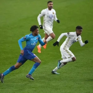 Arsenal's Alex Iwobi Faces Off Against Östersunds Tesfaldet Tekie in Europa League Clash