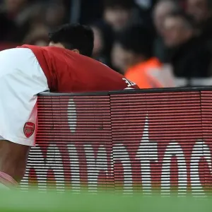 Arsenal's Alex Lacazette in Action against Fulham in the Premier League