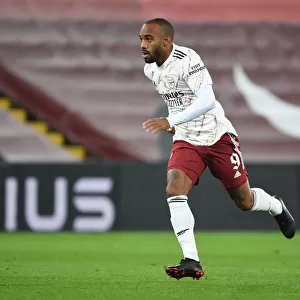 Arsenal's Alex Lacazette at Empty Anfield: Carabao Cup Clash vs Liverpool, 2020