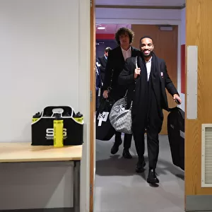 Arsenal's Alex Lacazette in the Changing Room Before Arsenal v Chelsea (2019-20)