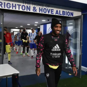 Arsenal's Alex Lacazette Prepares for Premier League Clash Against Brighton & Hove Albion