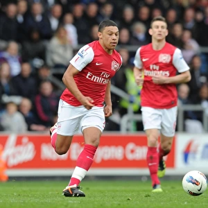 Arsenal's Alex Oxlade-Chamberlain in Action against Queens Park Rangers (2011-12)