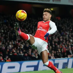 Arsenal's Alex Oxlade-Chamberlain in EFL Cup Action Against Southampton Arsenal's Alex Oxlade-Chamberlain in EFL Cup Action Against Southampton