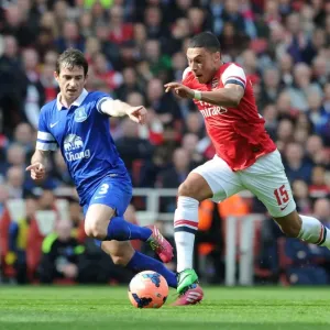 Arsenal's Alex Oxlade-Chamberlain Faces Off Against Everton's Leighton Baines in FA Cup Quarter-Final Arsenal's Alex Oxlade-Chamberlain Faces Off Against Everton's Leighton Baines in FA Cup Quarter-Final