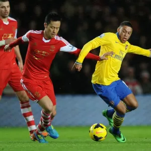 Arsenal's Alex Oxlade-Chamberlain Faces Off Against Southampton's Maya Yoshida in Premier League Clash Arsenal's Alex Oxlade-Chamberlain Faces Off Against Southampton's Maya Yoshida in Premier League Clash