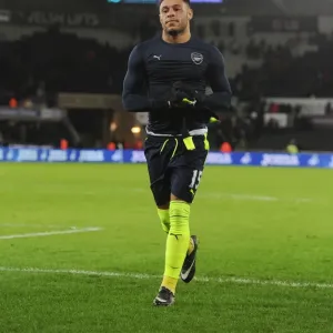 Arsenal's Alex Oxlade-Chamberlain at Swansea City's Liberty Stadium (Premier League 2016-17) Arsenal's Alex Oxlade-Chamberlain at Swansea City's Liberty Stadium (Premier League 2016-17)