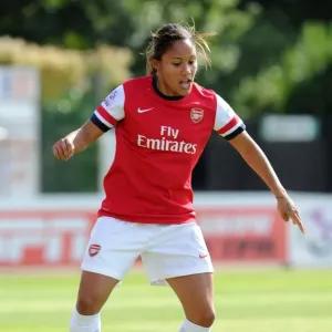 Arsenal's Alex Scott in Action against Lincoln Ladies in FA WSL Match Arsenal's Alex Scott in Action against Lincoln Ladies in FA WSL Match