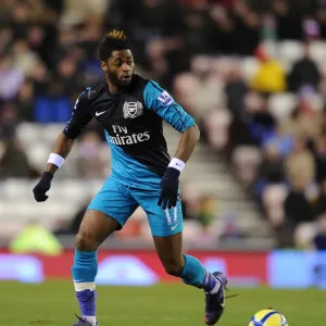 Arsenal's Alex Song in Action against Sunderland in FA Cup Fifth Round