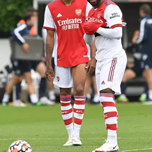Arsenal's Alexandre Lacazette in Action: Arsenal vs Millwall (2021-22) Pre-Season Friendly