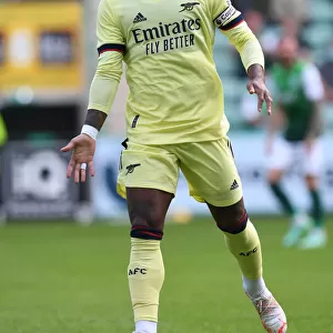 Arsenal's Alexandre Lacazette in Action during Hibernian Friendly