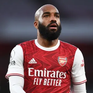 Arsenal's Alexandre Lacazette in Action Against West Bromwich Albion (2020-21)