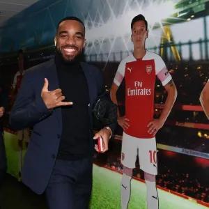 Arsenal's Alexandre Lacazette Arrives at Emirates Stadium Ahead of Arsenal v Southampton Match Arsenal's Alexandre Lacazette Arrives at Emirates Stadium Ahead of Arsenal v Southampton Match