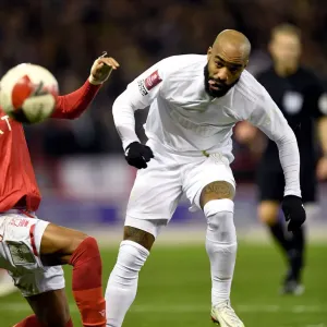 Arsenal's Alexandre Lacazette in FA Cup Action against Nottingham Forest