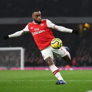 Arsenal's Alexandre Lacazette Faces Manchester United in Premier League Showdown (January 2020) Arsenal's Alexandre Lacazette Faces Manchester United in Premier League Showdown (January 2020)