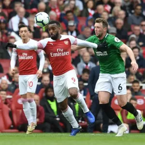 Arsenal's Alexandre Lacazette Faces Off Against Brighton's Dale Stephens in Premier League Showdown