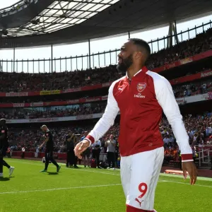Arsenal's Alexandre Lacazette Gears Up for Arsenal v West Ham United Clash Arsenal's Alexandre Lacazette Gears Up for Arsenal v West Ham United Clash