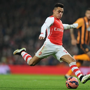 Arsenal's Alexis Sanchez in FA Cup Action against Hull City (2014-15)