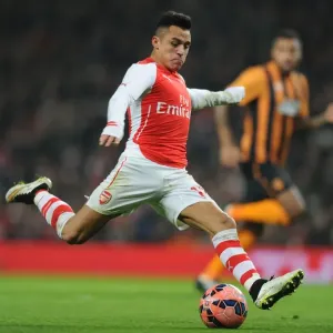 Arsenal's Alexis Sanchez in FA Cup Action against Hull City (2014-15)