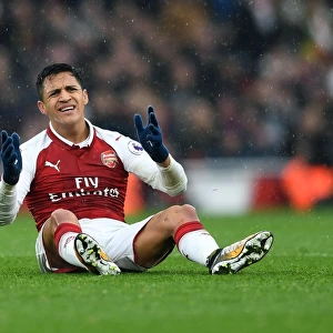 Arsenal's Alexis Sanchez Goes Head-to-Head Against Tottenham in the Premier League