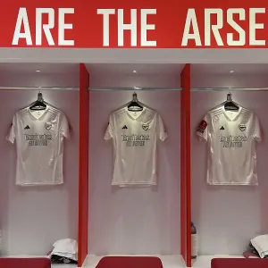 Arsenal's All-White Kit: A Unified Stand Against Knife Crime and Youth Violence - Arsenal vs Liverpool, Emirates FA Cup Third Round, 2023-24 Arsenal's All-White Kit: A Unified Stand Against Knife Crime and Youth Violence - Arsenal vs Liverpool, Emirates FA Cup Third Round, 2023-24