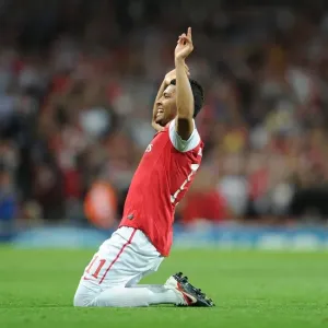 Arsenal's Andre Santos Scores Second Goal Against Olympiacos in 2011-12 Champions League
