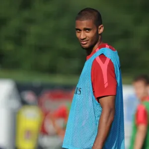 Arsenal's Armand Traore at Pre-Season Training, Austria 2010 Arsenal's Armand Traore at Pre-Season Training, Austria 2010