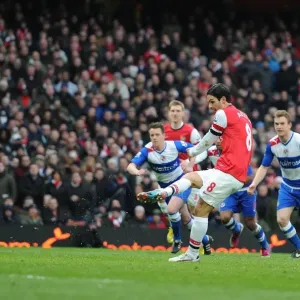 El artista de Arsenal, Arteta, anota penal en la victoria sobre el Reading (2012-13)