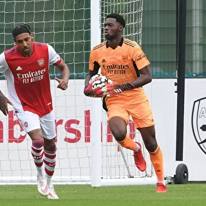 Arsenal's Arthur Okonkwo in Pre-Season Action Against Millwall