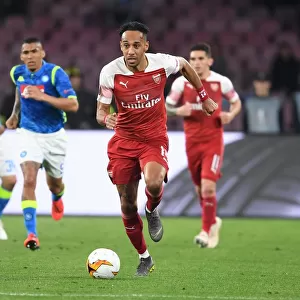Arsenal's Aubameyang in Action: Napoli's Europa League Quarterfinal (2019)