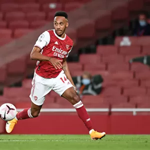 Arsenal's Aubameyang in Action against West Ham United (2020-21)