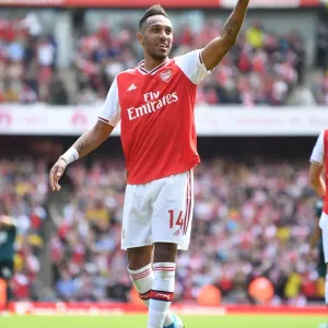 Aubameyang Print - Arsenal vs Burnley 2019-20