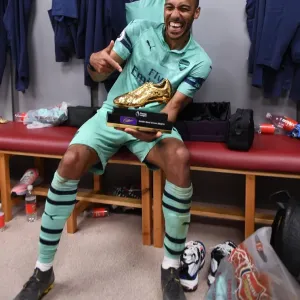 Aubameyang Golden Boot Print